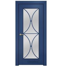 ДО Шанель 1 Остекленное Сатинат белый, Без обработки Эмаль РАЛ 5000 по МДФ #1