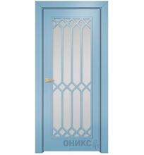 ДГ Париж цвет полотна Эмаль голубая по МДФ #1