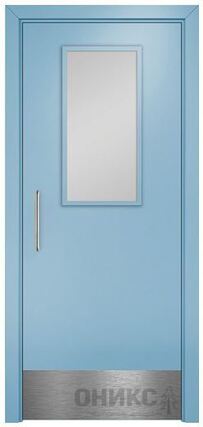 ДО Противопожарная остекленное Эмаль голубая #0