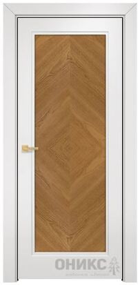 ДГ Болонья А10 Цвет полотна Дуб золотистый Эмаль Белая #1