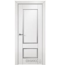 ДГ Противопожарная, фрезерованная белая патина серебро #1