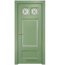 ДО Шанель 2 Остекленное Сатинат белый, Без обработки Эмаль РАЛ 6021 по МДФ #1