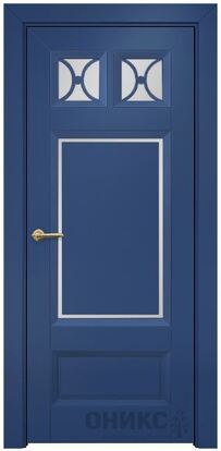 ДО Шанель 2 Остекленное Сатинат белый, Без обработки Эмаль РАЛ 5000 по МДФ #1