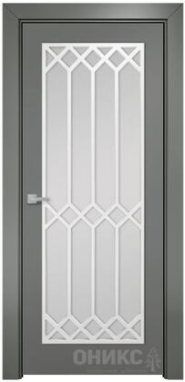 ДГ Париж цвет полотна Эмаль белая Эмаль 7005 по МДФ #0