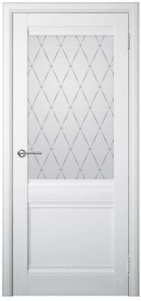 ДО сатинат ромб АЛЯСКА тон Белый покрытие РЕНОЛИТ #1