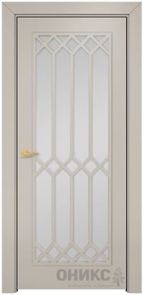 ДГ Париж цвет полотна Эмаль Латте по МДФ #1