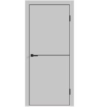 Токио 1 Серый Полипропилен, черная кромка ABS с 2-х сторон с алюминиевым черным молдингом #1