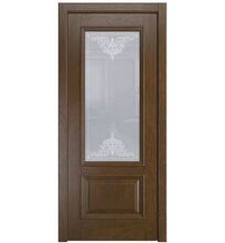 ДО Лондон сатинат светлый (алмазная гравировка Готика, Ромб) Дуб виски шпон #1