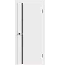 Токио 4 Белый Полипропилен, черная кромка ABS с 2-х сторон с алюминиевым черным молдингом #1