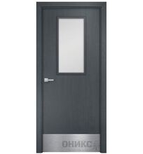 ДО Противопожарная остекленное Дуб графит #0