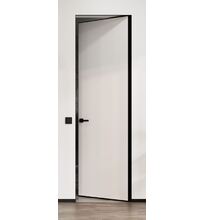 скрытая дверь 2200 мм Invisible Reverse 58 мм под покраску с ал-вой кромкой (от себя) #1