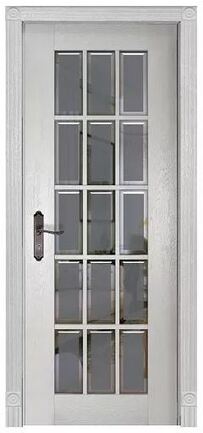 ДО Британия (сатинат светлый с фацетом), (прозрачное с фацетом)Вайт, Слоновая кость, Белый массив дуба #1