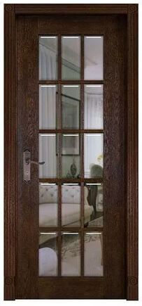 ДО Британия (сатинат светлый с фацетом), (прозрачное с фацетом)Венге, Античный орех, Мед массив дуба #1