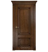 ДГ Противопожарное с багетом Дуб коньячный шпон