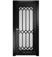 ДГ Париж цвет полотна Эмаль черная по МДФ #1