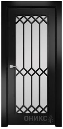 ДГ Париж цвет полотна Эмаль черная по МДФ #1