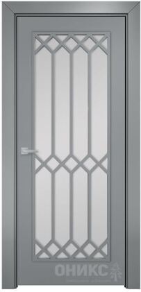 ДГ Париж цвет полотна Эмаль РАЛ 7040 по МДФ #1